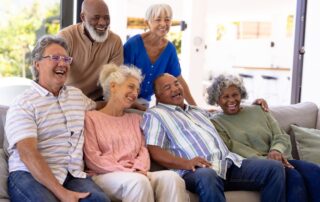 Group of seniors enjoying life at a Rancho Mirage retirement communities