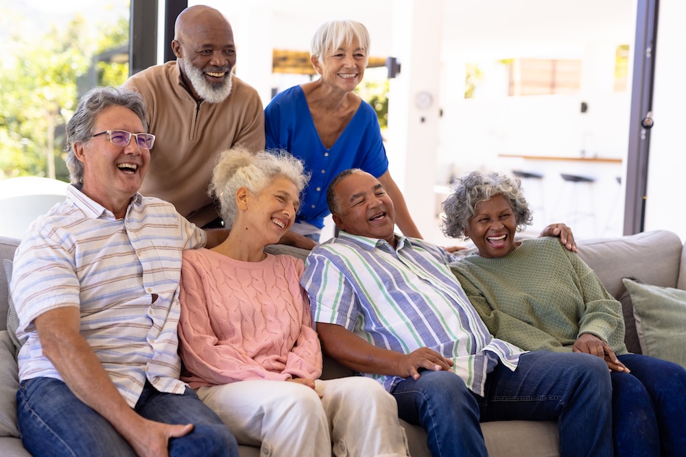 Group of seniors enjoying life at a Rancho Mirage retirement communities